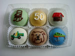 50th anniversary  cabin themed cake balls!