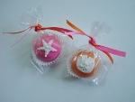 individually wrapped cake ball truffle favors!